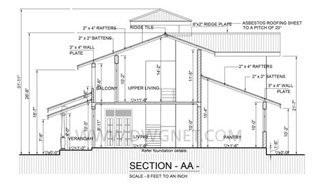 49 House Plan Section View