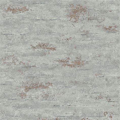 Sample Cobalt Industrial Metallic Wallpaper Grey Copper 53 X 30cm