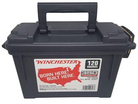 Winchester Ammo Uwa3501ac Usa 350 Legend 145 Gr Full Metal Jacket Fmj