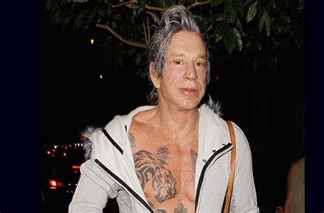 Mickey Rourke Unrecognizable As He Parties Amid Shocking Claims By