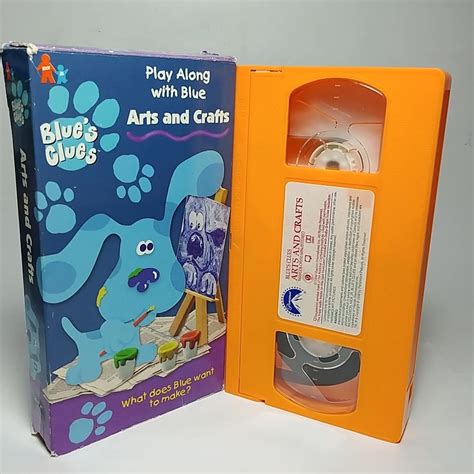 Blues Clues Arts And Crafts Vhs Nick Jr Nickelodeon Steve Orange The