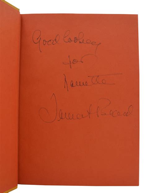 American Cookery Von Beard James Fine First Edition Signed By Author S Burnside