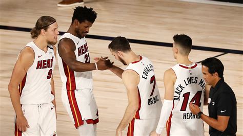 The playoffs were originally scheduled to begin on april 18. NBA Playoffs 2020: Miami Heat survive late scare against ...