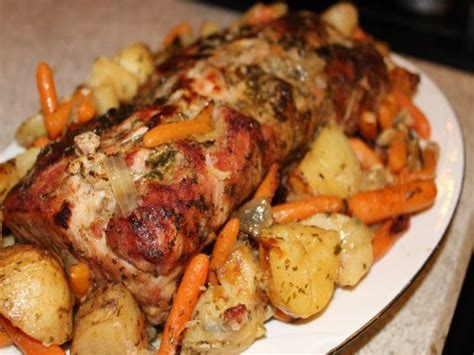 Set the meat on a rack set into a roasting pan. Bone In Pork Roast Recipes Oven : How to Cook a 4-Lb Boneless Pork Loin | Frozen pork loin ...