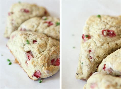 The Little Red Chair Strawberry Basil Scones