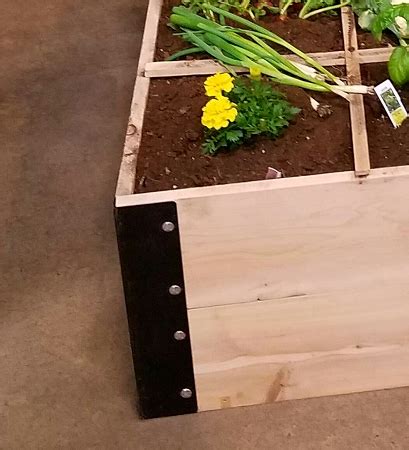 We're also pinning some of the smartest and most useful raised bed products and ideas for irrigation, trellises, liners. 14" Raised Bed Corner Brackets - Set of 4 | Aaron's Homestead