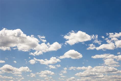 Low Angle View Of White Clouds In Blue Sky Stockfreedom Premium