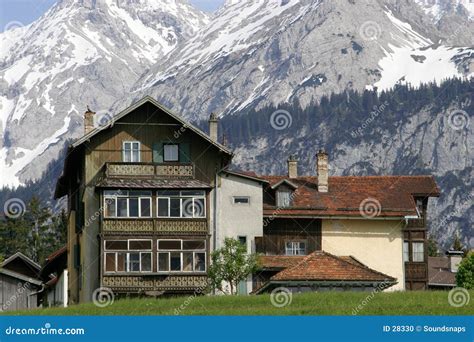 Austrian House In Mountains Stock Photo Image 28330