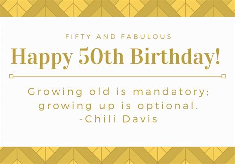 100 Unique 50th Birthday Card Messages And Sayings For Cards 2022