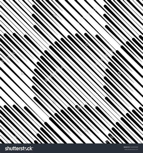 Vector Seamless Black And White Diagonal Lines Pattern
