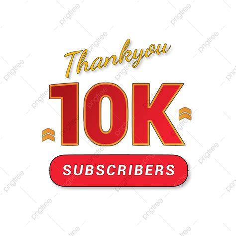 Greeting Thanks For 10k Subscribers Followers Youtuber Socialmedia