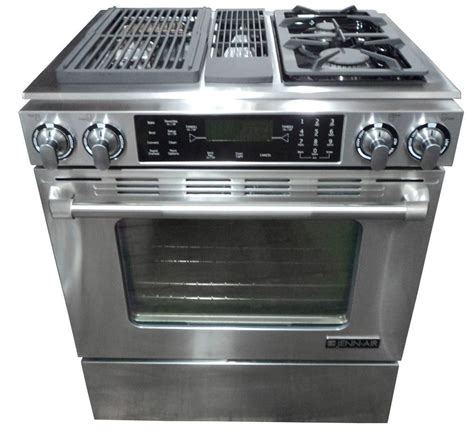 Jenn Air Dual Fuel Downdraft Slide In Range Jenn Air Jgs1450fs 30