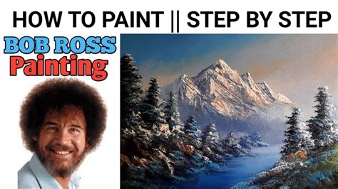 Bob Ross Painting How To Paint Step By Step Bk Art Gallery Youtube