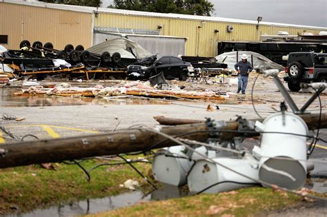 Houston Area Tornado Damage Causes Major Road Closures