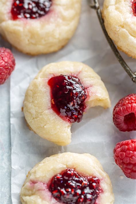 Heat the oven to 180c/160c fan/gas 4, and line the base of a 23cm springform cake tin with baking parchment. 5-Ingredient Raspberry Cheesecake Thumbprint Cookies ...