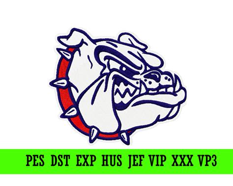 Gonzaga Bulldogs Logo Machine Embroidery Design Svg Shop