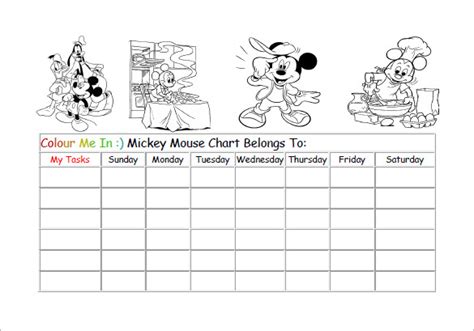 reward chart templates   excel
