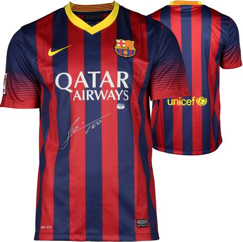Authentic Autographed Soccer Jerseys Lionel Messi Barcelona