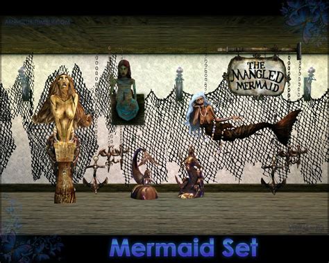 Amr Mermaid Set Preview Download Mermaid Deco Light Wall