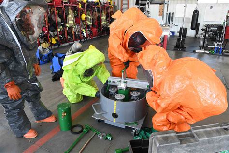 Sdng Trains With Firefighters On Hazmat Response Article The United