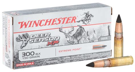 Large Hunting Ammunition Winchester Cal 300 Blackout