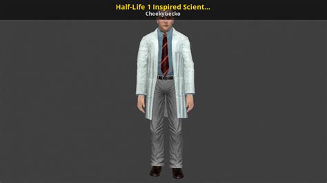 Half Life 1 Inspired Scientist Texture Black Mesa Mods