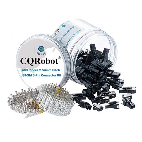 Buy CQRobot 50 Sets 400 Pieces 2 5 Mm Pitch JST SM 3 Pin IC Sockets