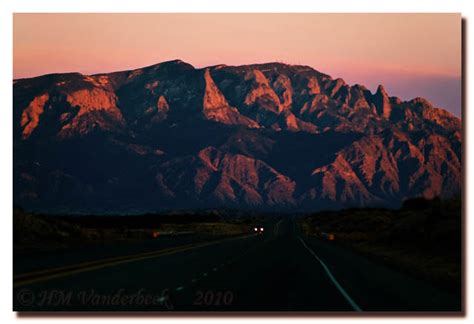 Sunset On Sandia Mountain Albuquerque Daily Photo