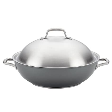 【本物新品保証】 omss storeanolon 81133 accolade hard anodized nonstick cookware pots and pans set 12