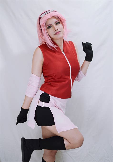 Naruto Shippuuden Sakura Haruno Cosplay Costume Dazcos Com