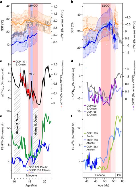 Focus On The Two Main Cenozoic Warm Periods With Additional Data