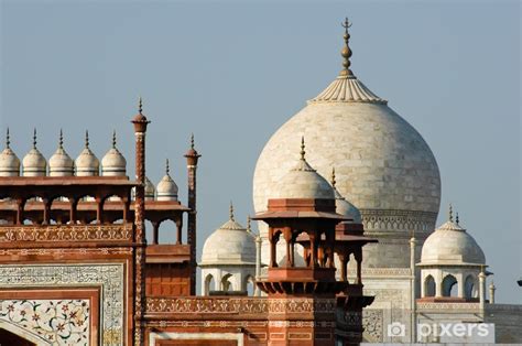 Wall Mural Roof Top Of Taj Mahal Pixersnetau