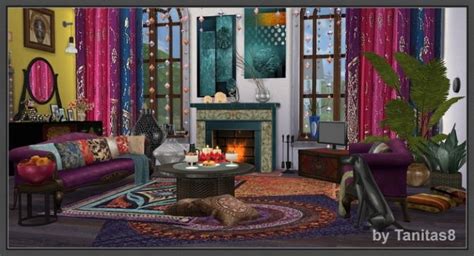 Boho Chic House At Tanitas8 Sims Sims 4 Updates Boho Chic House