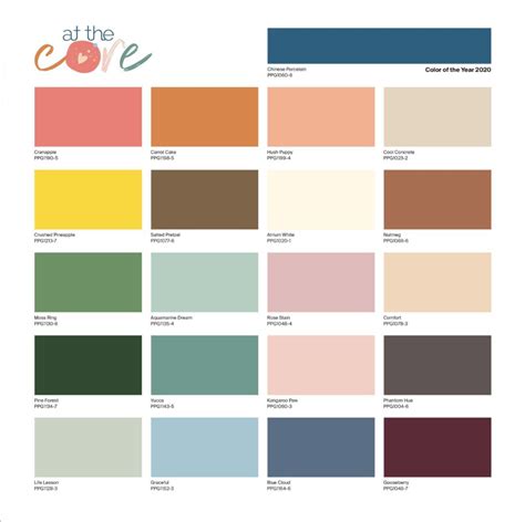 Ppg Paint Color Chart Hadara Blog