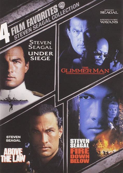 Steven Seagal Collection 4 Film Favorites Under Siege The Glimmer