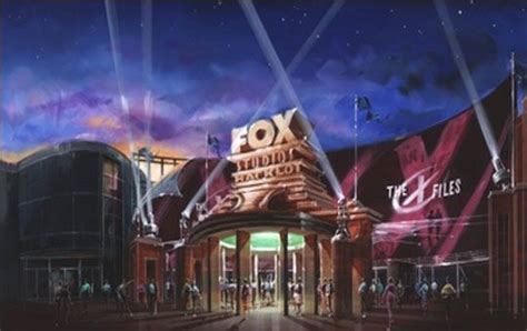 X Files Attraction At Fox Backlot Theme Park Fox Studios 20th