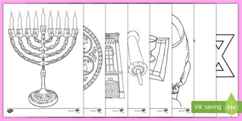 Judaism Mindfulness Colouring Pages