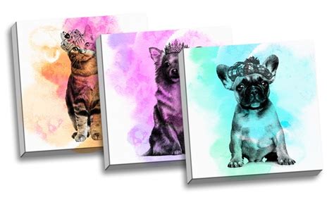 We have created a range of wallart tailored to the modern home. Vintage Pet Art on Canvas | Groupon Goods