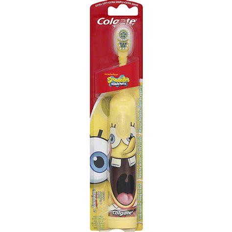 Colgate Toothbrush Powered Extra Soft Nickelodeon Spongebob
