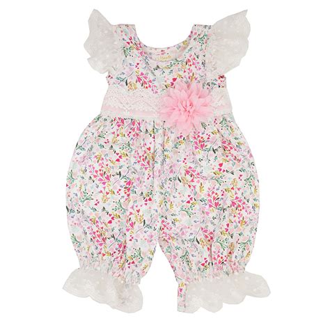 Haute Baby Baby Girl Bubble Romper Pinkalicious