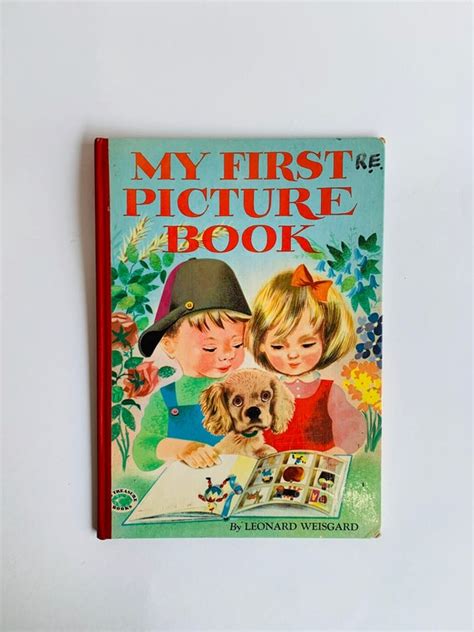 Vintage Childrens Book My First Picture Book Etsy