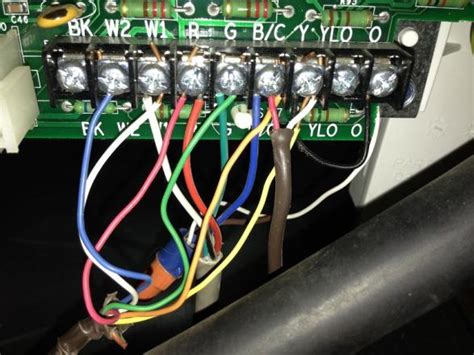 Both the furnace control board and the thermostat will usually have the same terminal letters. Trane XV95 / 802 Wired Correctly? - DoItYourself.com Community Forums