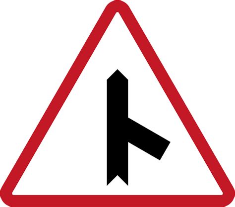 Traffic Merges Ahead Sign In Philippines Clipart Free Download