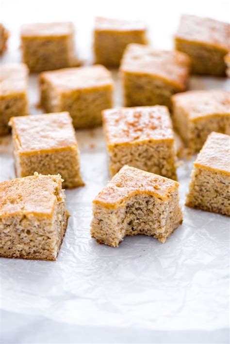 Bake until a toothpick inserted into the middle of the bread comes out clean, about 20 minutes. Gluten Free Banana Bread Bars Recipe - Food Fanatic