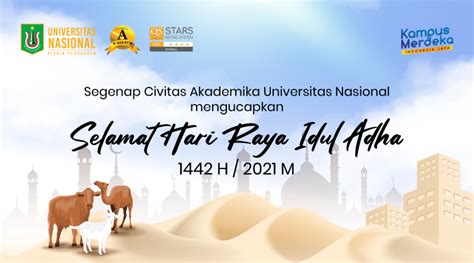 Selamat Hari Raya Idul Adha 1442 H 2021 M Universitas Nasional