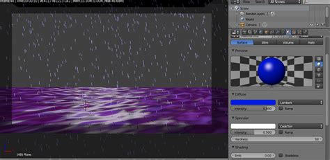 Blender Efecto De Lluvia Rain Effect