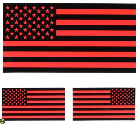 Black And Red American Flag Sticker Us Flag Stickers Thecheapplace