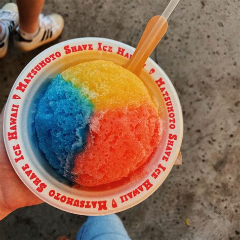 Matsumoto Shave Ice Northshore Oahu Ice Aesthetic Shaved Ice