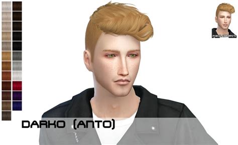 Alesso S Anto Darko Hair Sims 4 Hair Male Sims Hair S