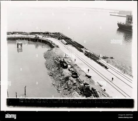 South Boston Dry Dock Area April 16 41 From Roof Of Elevator Shaft S